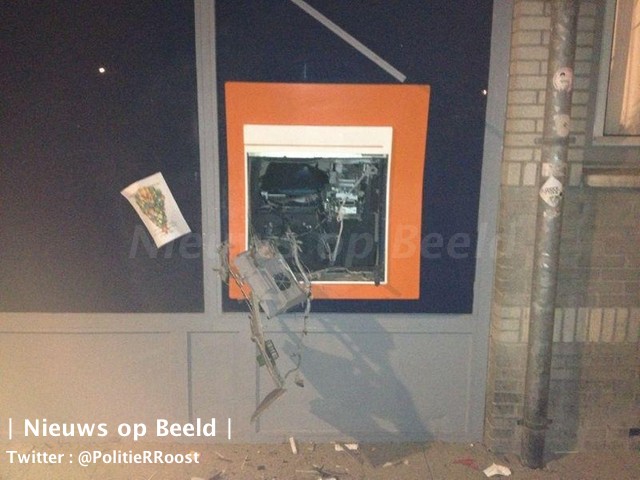 Arrestaties voor opblazen pinautomaat Vlietlaan