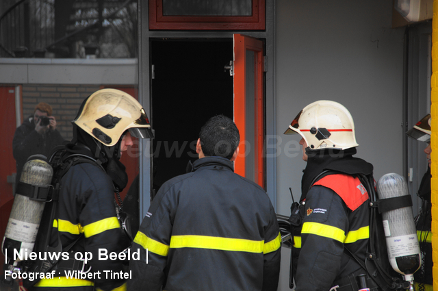 Ontplofte spuitbus zorgt voor brand aan de Smetanarode Zoetermeer