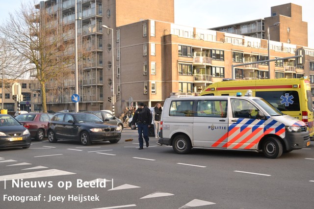 Lichtgewonde bij ongeval op de Hoofdweg Rotterdam