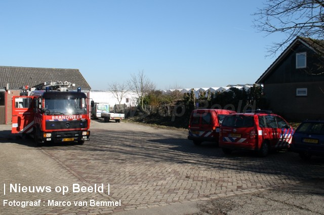 Brand in schuur Tochtweg Nieuwerkerk aan den IJssel
