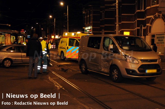 Gewonde bij ongeval op de Bergweg in Rotterdam