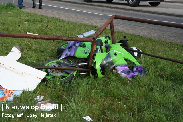 Motorrijder gewond na eenzijdig ongeval Kralingseweg Rotterdam