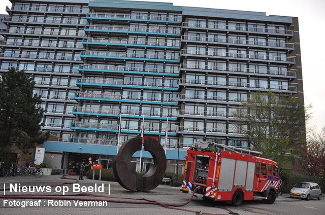 Brand in verzorgingstehuis Strevelsweg Rotterdam