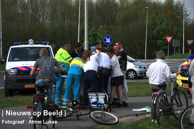Wielrenner ernstig gewond na val tijdens inhaalpoging Tussenweg Krimpen aan den IJssel