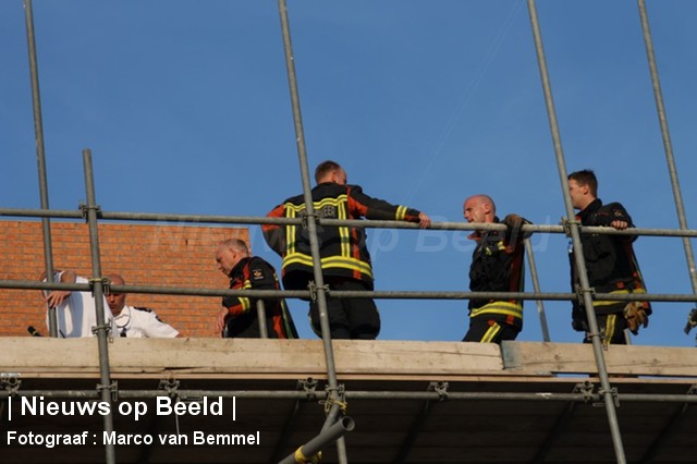 Brandje in aanbouwflat Koninginneweg Lekkerkerk