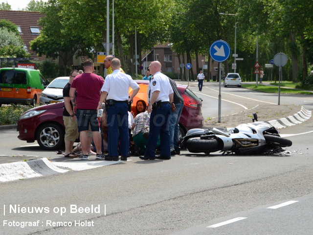 Mobiel Medisch Team ingezet na ongeval Akkersweg Spijkenisse