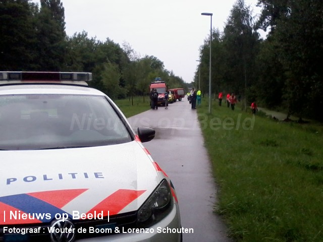 Brandweer start zoekactie na aantreffen onbeheerde speelgoedauto Havenspoorpad Rotterdam