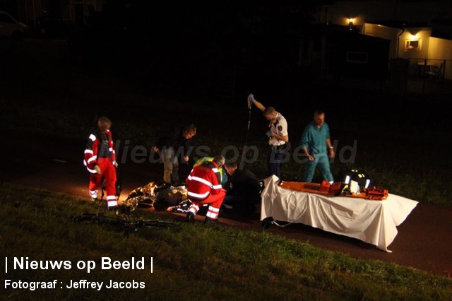 Fietser zwaargewond na eenzijdig ongeval Schaardijk Capelle aan den IJssel