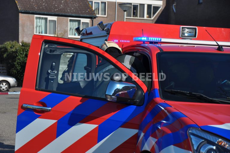 Brandweer moeite bij blussen van brand in restaurant  Scheepstimmermanslaan Rotterdam