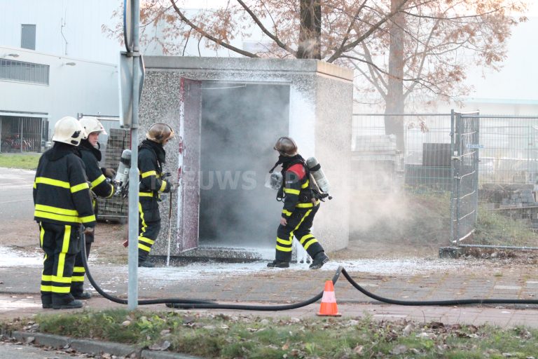 Kortsluiting veroorzaakt brand in transformatorhuisje Franklinstraat Zoetermeer