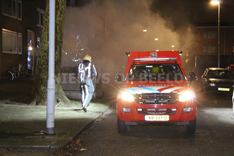 Container brandde nog niet goed genoeg volgens buurtbewoner Geertruidenbergstraat Rotterdam