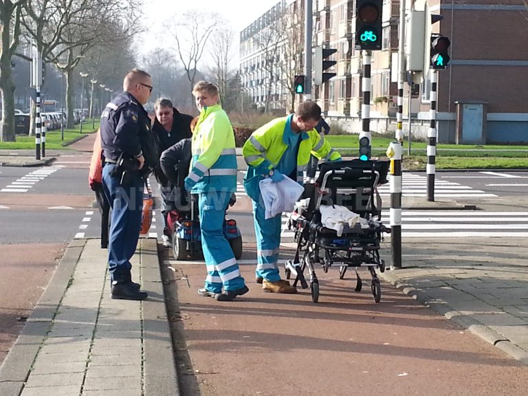 Vrouw gewond na aanrijding met scootmobiel Prins Alexanderlaan Rotterdam