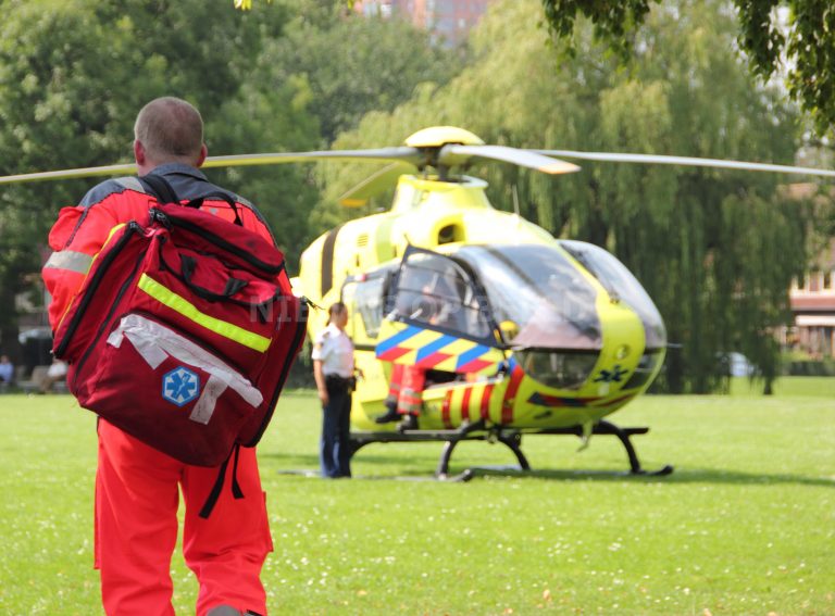Traumahelikopter vliegt uit voor gevallen meisje Gruttostraat Bleiswijk