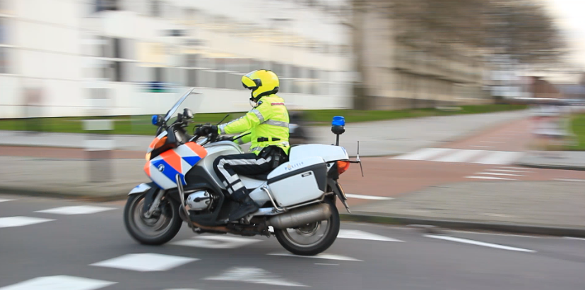 Stockfoto Politiemotor Verkeersdienst BMW Spoed Fotograaf : Dennis Vervoorn