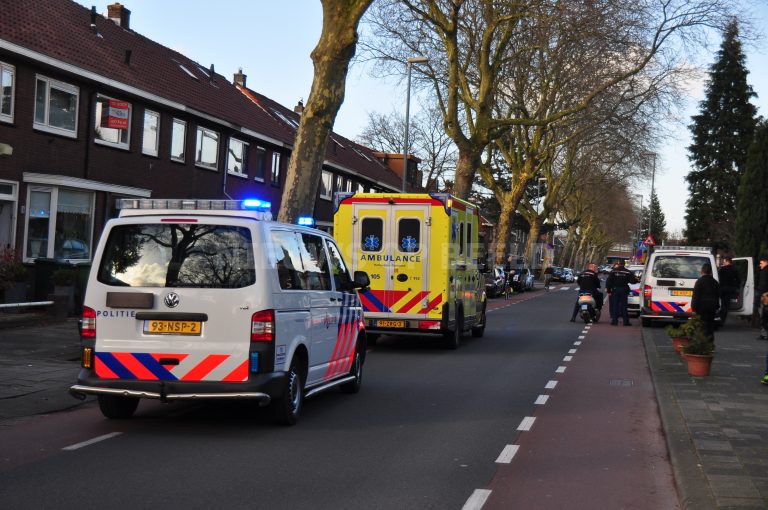 Traumahelikopter inzet voor gevallen kind(1) Koninginneweg Rotterdam