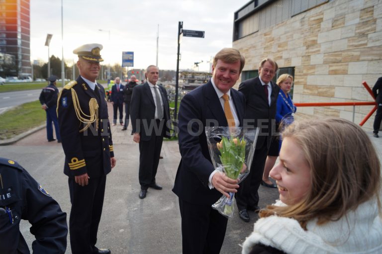 Tentoonstelling kunsthal geopend door koning Willem-Alexander in Rotterdam