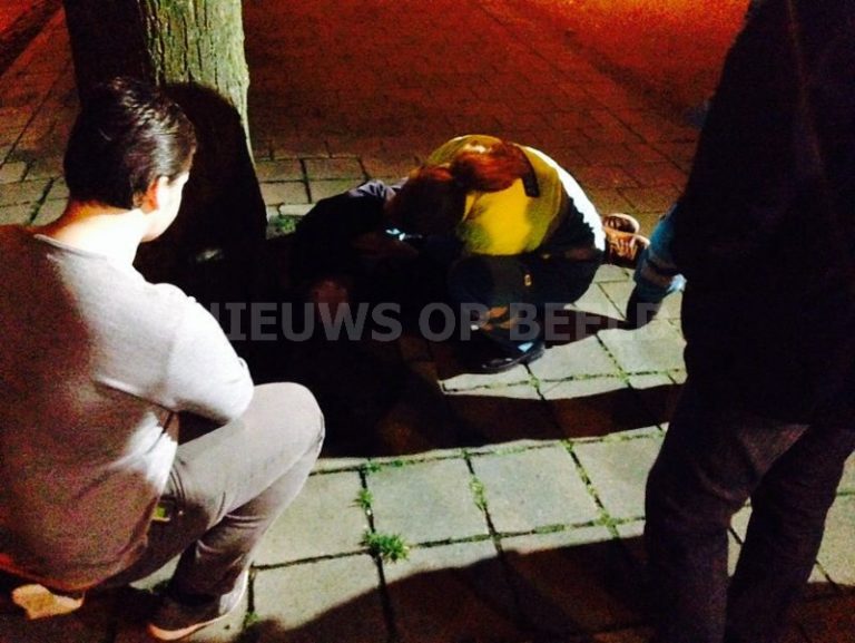 Dronken Bulgaar kijkt iets te diep in het glaasje Maasboulevard Rotterdam