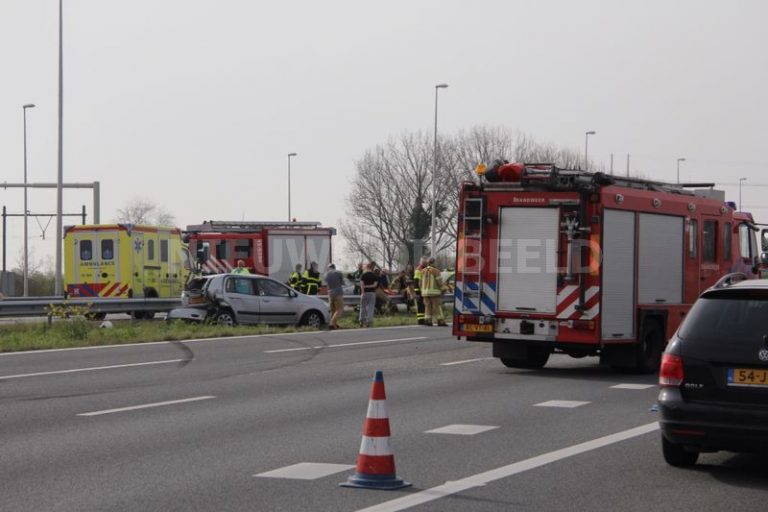 Zeven gewonden na ongeval tussen meerdere voertuigen A12 Bleiswijk