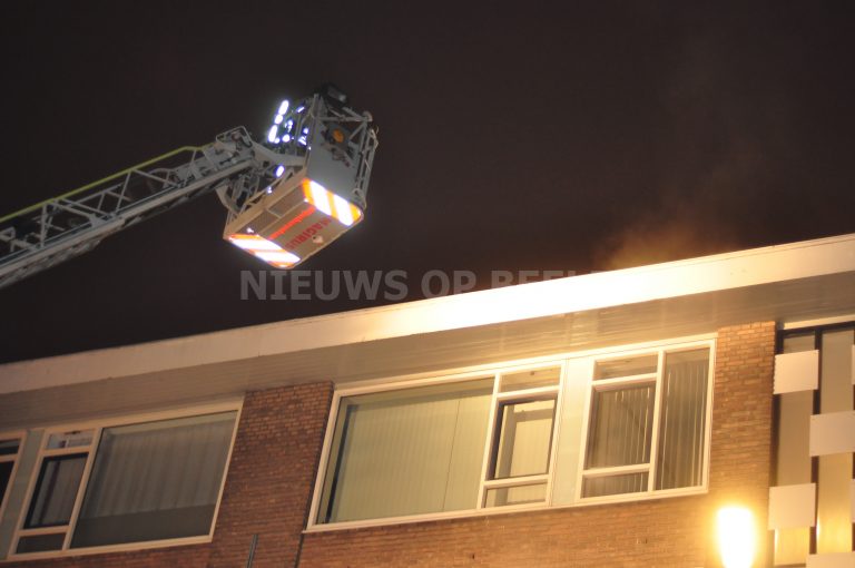 Brand door in slaap gevallen bewoner Middelharnisstraat Rotterdam