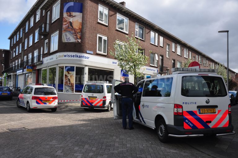 Goudinwisselkantoor Dorpsweg Rotterdam overvallen