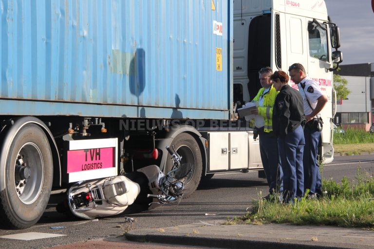 Meisje heeft engeltje op haar schouder na ongeval met vrachtwagen Pascalweg Rotterdam