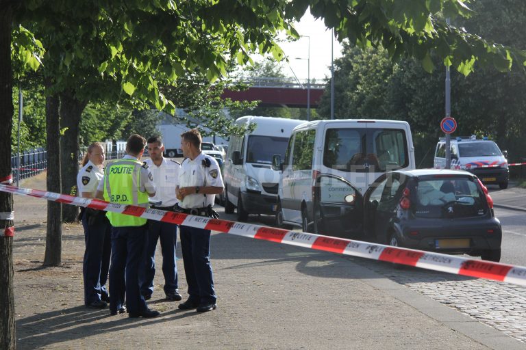 Politie lost schoten bij aanhouding van verdachten Maaskade Rotterdam