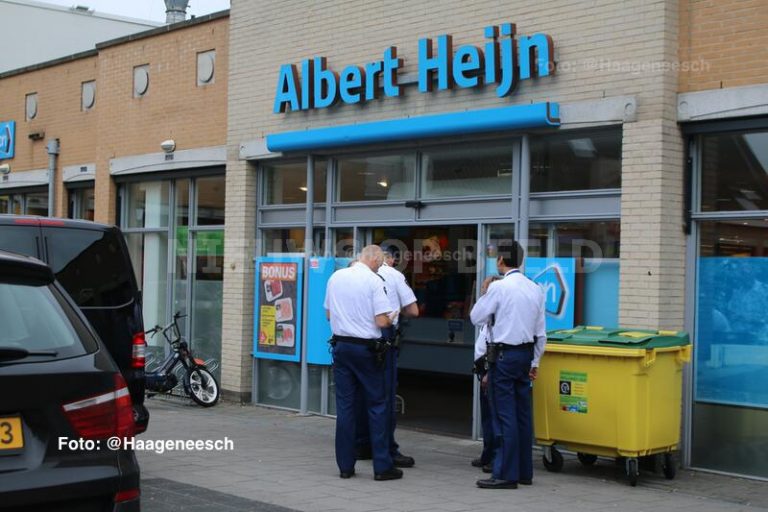 Winkelmedewerkers grijpen overvaller voor poging overval op Albert Heijn Dorpsstraat Bleiswijk [VIDEO]