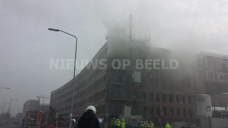 Geen treinen tussen Breda en Rotterdam door grote brand op NS Station