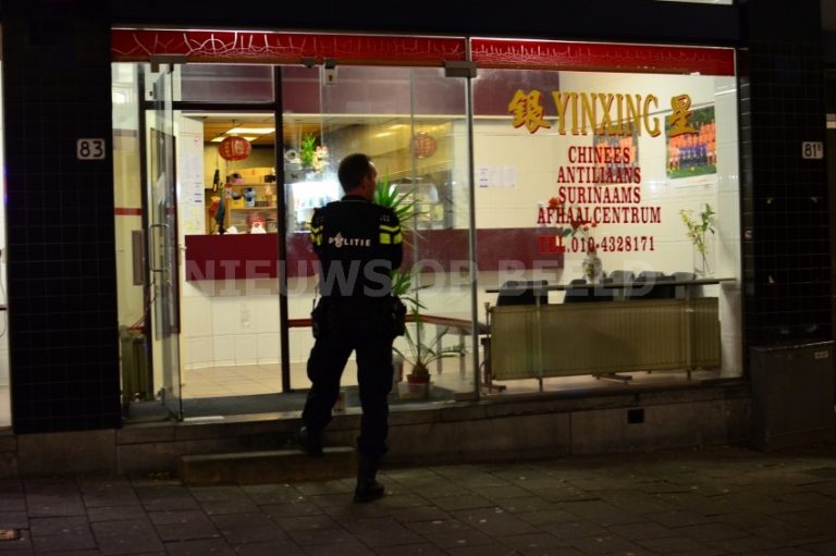 Poging overval op afhaalchinees Riederlaan Rotterdam