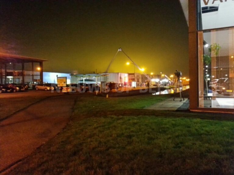 Grote brand in loods van Artilux Coenecoop Waddinxveen