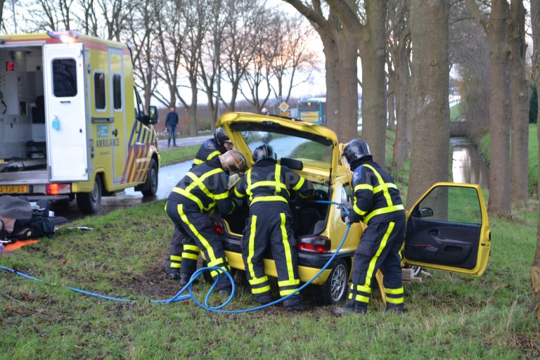 Gewonden bij ongeval met beknelling N489 Westmaas