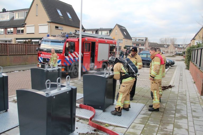 Container in brand Mendelssohnstraat Capelle aan den IJssel