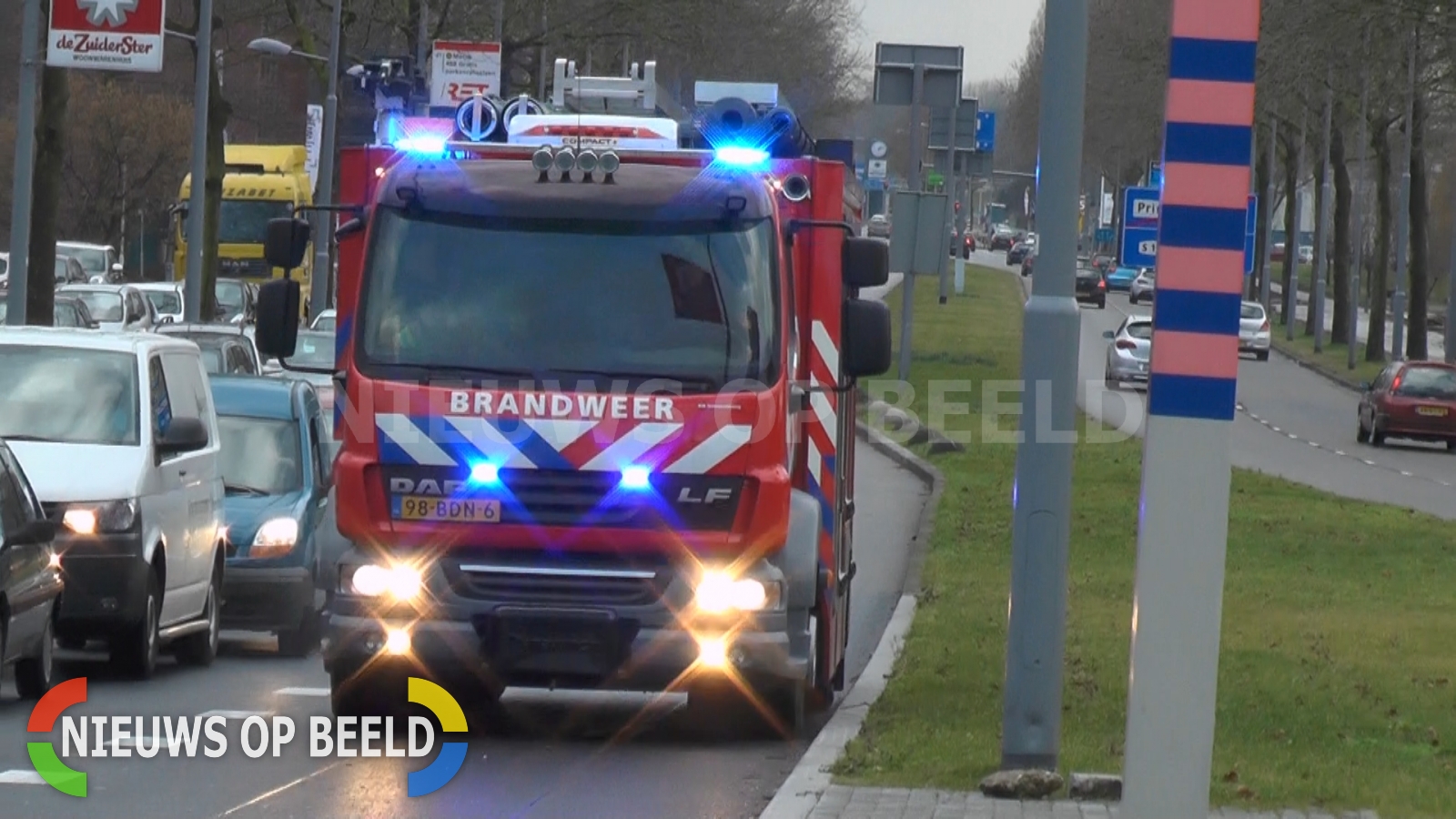 Brandweerauto straks sneller voor de deur in Haaglanden en Rotterdam Rijnmond