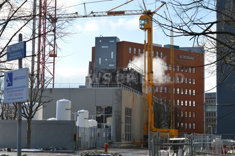 Bloedbank Sanquin nog gesloten door felle brand in Leiden