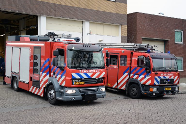 Nieuw voertuig voor brandweerkazerne Metaalhof Rotterdam Prins Alexanderpolder