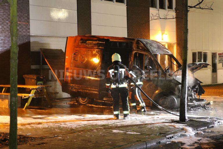 Voertuigbrand Blekerstraat Katwijk