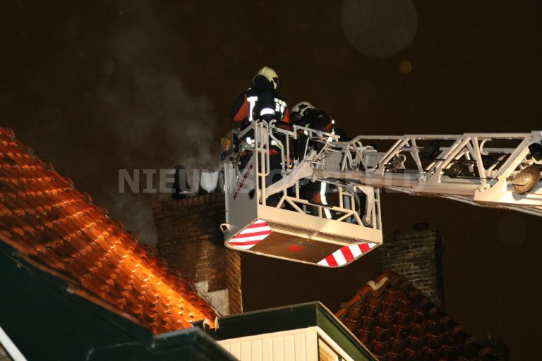 Schoorsteenbrand Staalwijkstraat Leiden