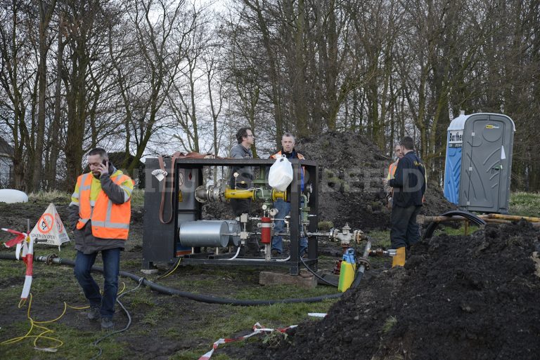 Woningen (200) zonder gas na blunder met heipaal Groeneweg / Wollefoppenweg Rotterdam