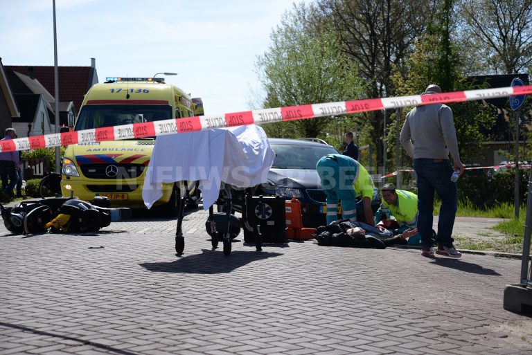 Man zwaargewond aan been na ongeval met auto Bermweg Capelle aan den IJssel