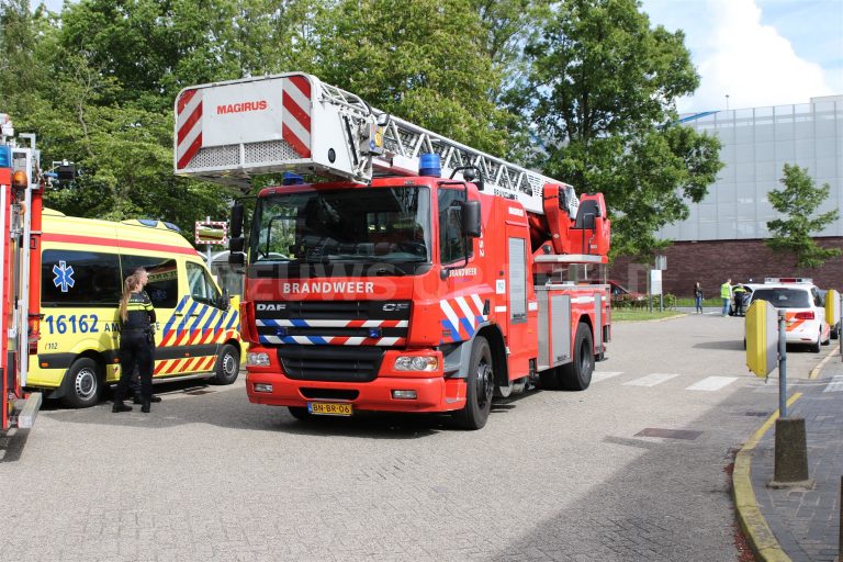Open gesprongen veiligheidsventiel zorgt voor paniek bij het Rijnland Ziekenhuis in Leiderdorp