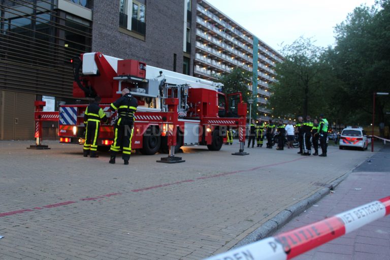 Brand in flatwoning etage ontruimd