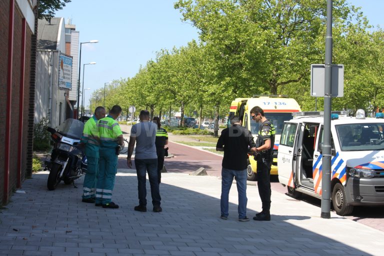 Aanrijding tussen auto en motor ‘s-Gravelandseweg Schiedam