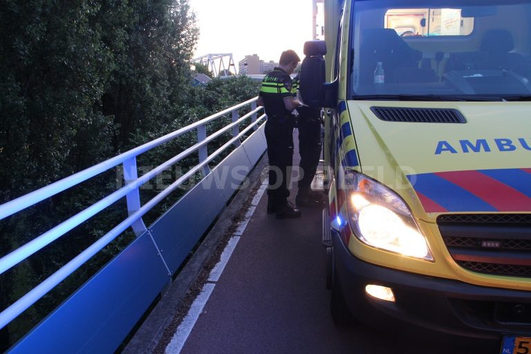 Ongeval tussen twee wielrenners Algerabrug Krimpen aan den IJssel