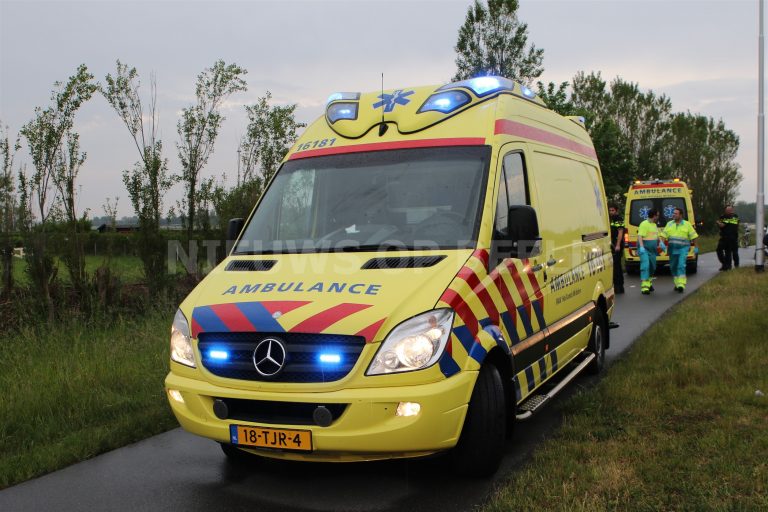 Scooter bestuurster naar het ziekenhuis na ongeval Leidsevaart – N444 Voorhout