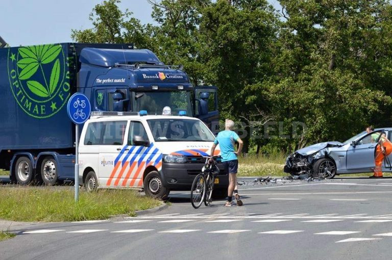 Simon Fortuyn zwaargewond na ongeluk Overbuurtseweg N209 Bleiswijk