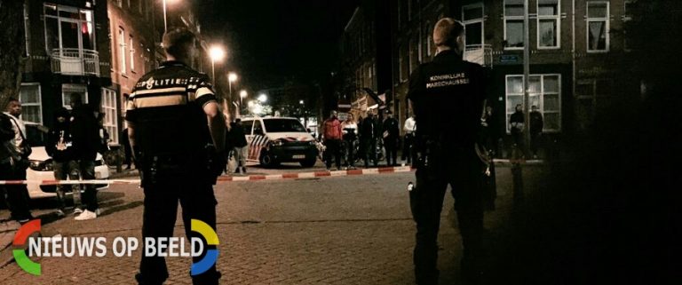 Politie lost waarschuwingsschot bij aanhouding Davidsstraat Rotterdam