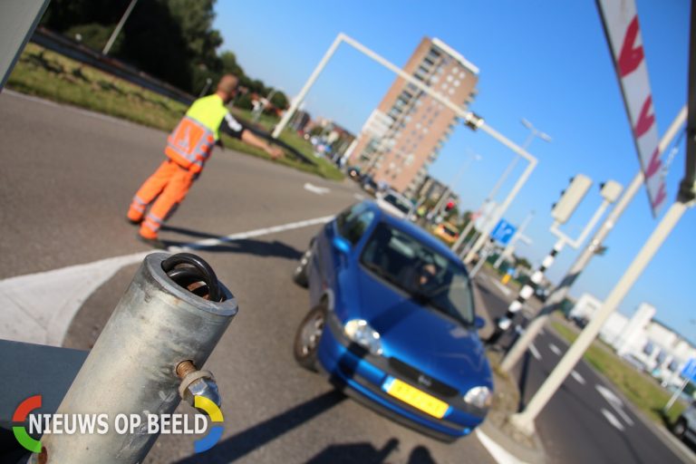 Verkeerschaos in Krimpen aan den IJssel door gesloten wisselstrook