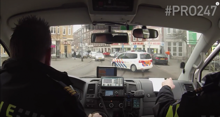 PRO247 : Meekijken met achtervolging en BGTV-aanhouding met schoten Rotterdam [VIDEO]