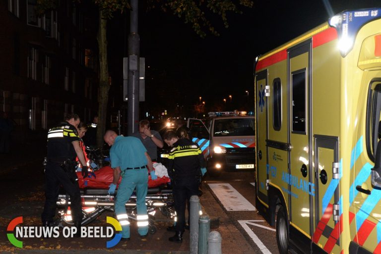 Voetganger gewond na aanrijding met scooter Bergselaan Rotterdam