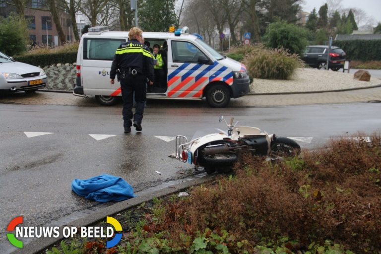 Scooter aangereden Nieuwe Tiendweg Krimpen aan den IJssel
